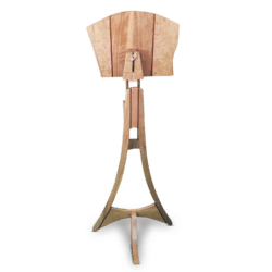 Sheet Music Stand - Live Edge Cherry with Bubinga Accents - Image 6
