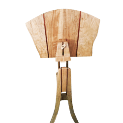 Sheet Music Stand - Live Edge Cherry with Bubinga Accents - Image 5