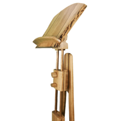 Sheet Music Stand - Live Edge Cherry with Bubinga Accents - Image 4