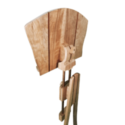 Sheet Music Stand - Live Edge Cherry with Bubinga Accents - Image 9