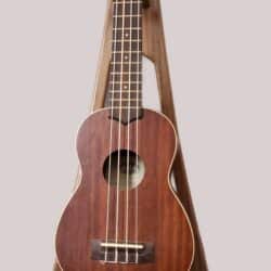 Ukulele Stand – Walnut with Zebrawood and Maple Accents