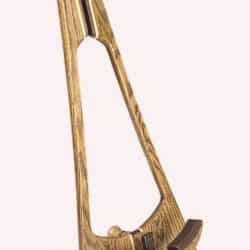 Violin and Viola Stand – Oak with Maple and Walnut - Image 2