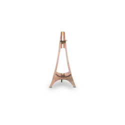 Ukulele-Mandolin Stand – Cherry wood with Bloodwood and Yellowheart accents -experimental color combination