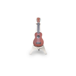 Ukulele Stand – Maple with Purpleheart Accents-experimental color combination - Image 2