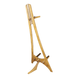 Acoustic Guitar Stand – Stained White Oak with Maple and Walnut accents - Image 4