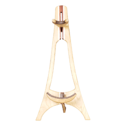 Delevan - Violin and Viola Stand – Cherry wood with Bubinga or Padauk and Maple accents - Image 1