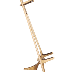 Acoustic Guitar/Banjo Stand – Cherry wood with Bubinga or Padauk and Maple accents - Image 2