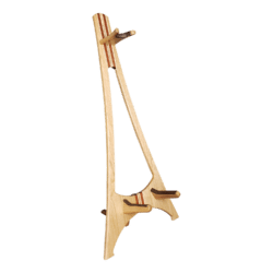 Acoustic Guitar/Banjo Stand – Cherry wood with Bubinga or Padauk and Maple accents - Image 5