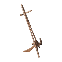 Rhinelander - Violin and Viola Stand – Walnut with Zebrawood and Maple Accents - Image 3