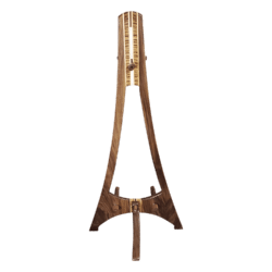 Guitar/Banjo Stand – Walnut with Zebrawood and Maple accents - Image 5