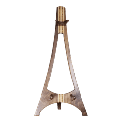 Guitar/Banjo Stand – Walnut with Zebrawood and Maple accents - Image 1