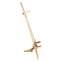 Electric Guitar Stand - Cherry with Maple and Bubinga or Padauk Accents - Image 3