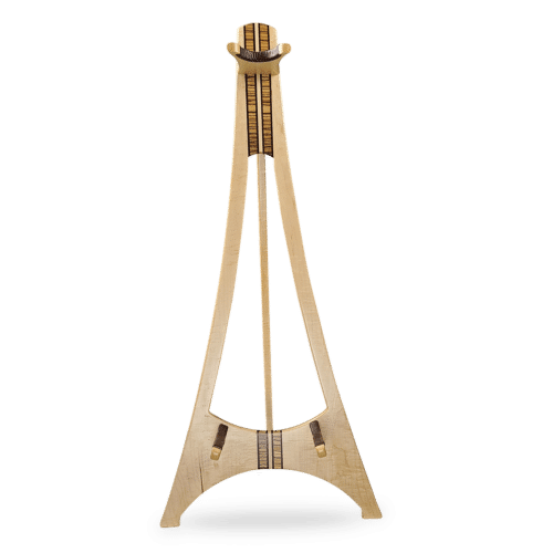 Acoustic Guitar Stand - Maple with Wenge and Zebrawood accents - AG200