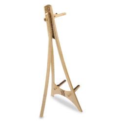 Monona - Acoustic or Electric Guitar-Banjo Stand - Maple Wood with Zebrawood and Wenge Accents - Image 3
