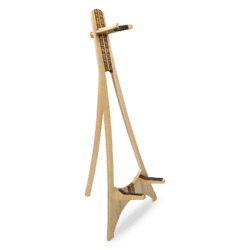 Monona - Acoustic or Electric Guitar-Banjo Stand - Maple Wood with Zebrawood and Wenge Accents - Image 2