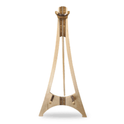 Avalon - Electric Guitar-Banjo Stand – Maple with Zebrawood and Wenge Accents - Image 1