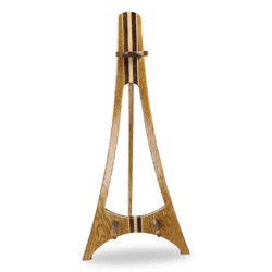 Argyle -  Guitar-Banjo Stand – Stained Oak with Walnut and Maple Accents