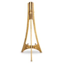 Argyle -  Guitar-Banjo Stand – Stained Oak with Walnut and Maple Accents - Image 5