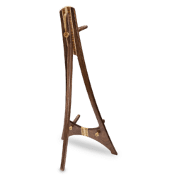 Verona - Electric Guitar-Banjo Stand – Walnut with Zebrawood and Maple Accents - Image 6