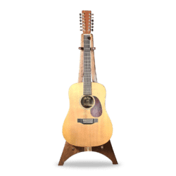 Verona - Electric Guitar-Banjo Stand – Walnut with Zebrawood and Maple Accents - Image 3