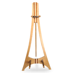 Durand - Acoustic or Electric Guitar Stand - Cherry with Bubinga and Maple accents