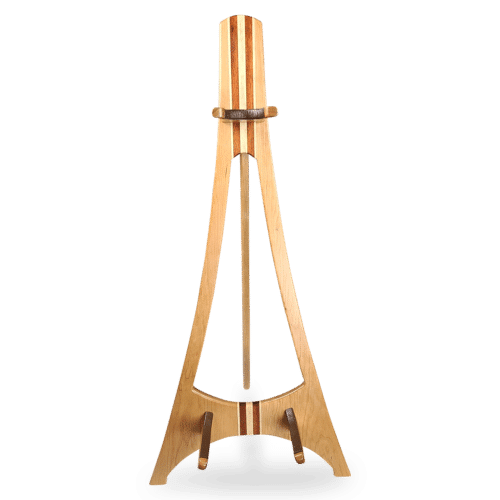 Durand - Acoustic Guitar Stand - Cherry Maple Bubinga Padauk - AG100 - Front
